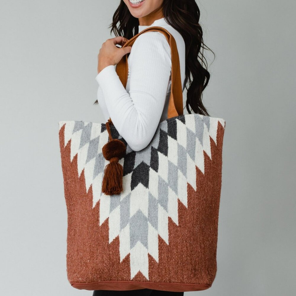 Autumn Leaves Large Tote - Picture 4 of 4
